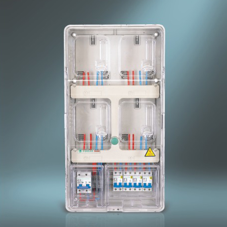 MF-K401AD 單相四位插卡式電表箱上下結構